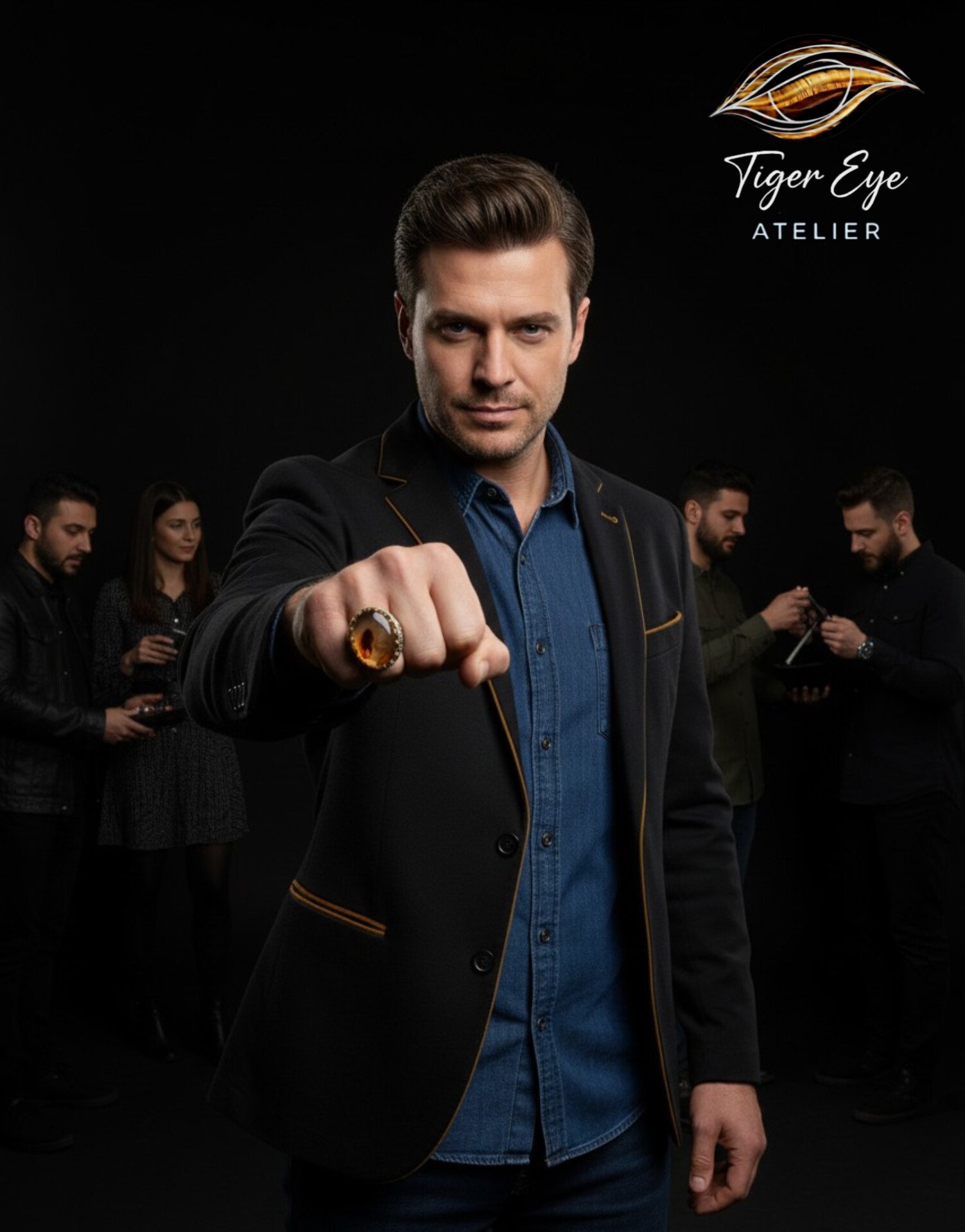 yemeni "happy yemen falcon" sterling silver ring the honor ring