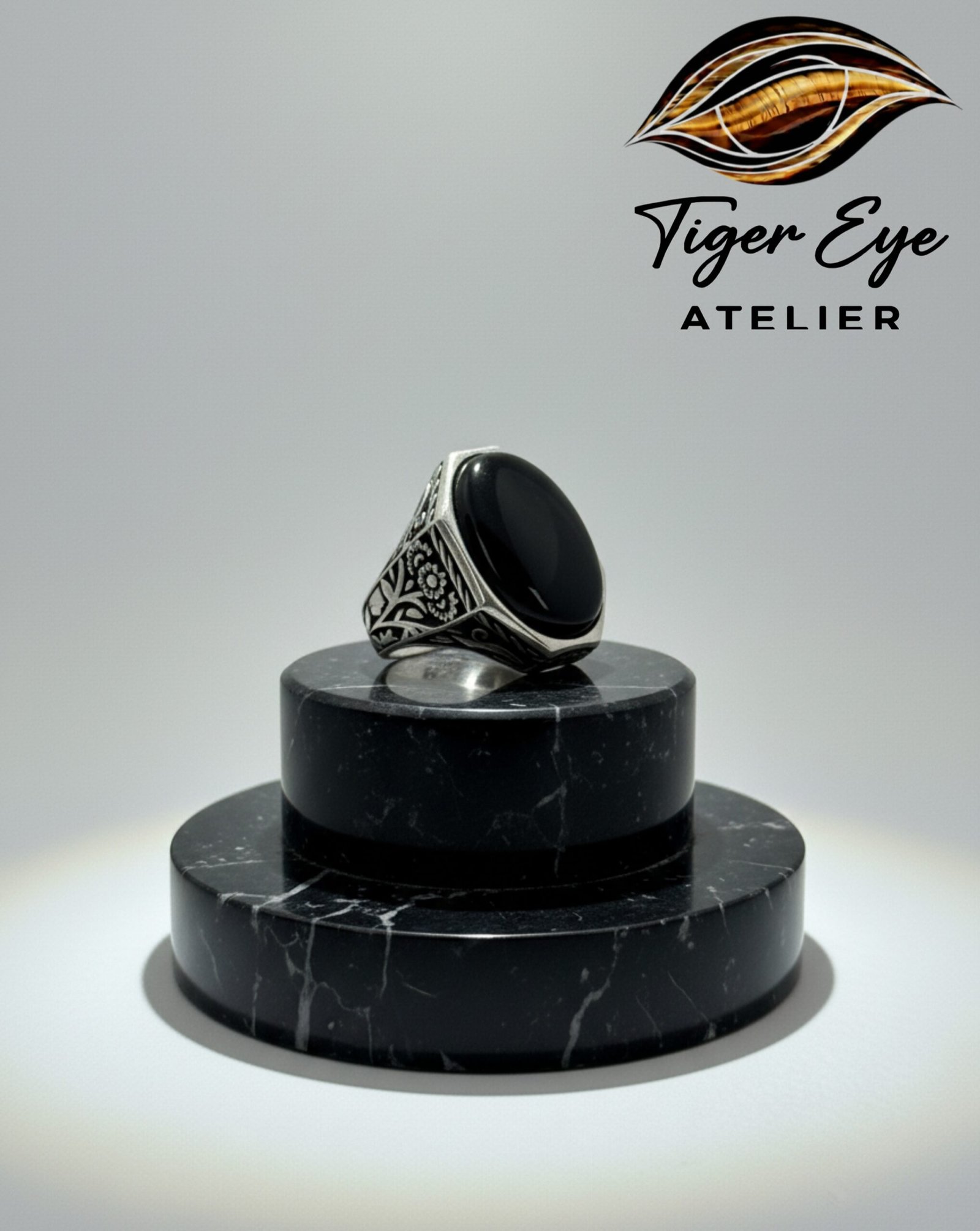 yemeni “civilized heritage” sterling silver ring elite liver colored agate yemeni "civilized heritage" sterling silver ring elite liver colored agate