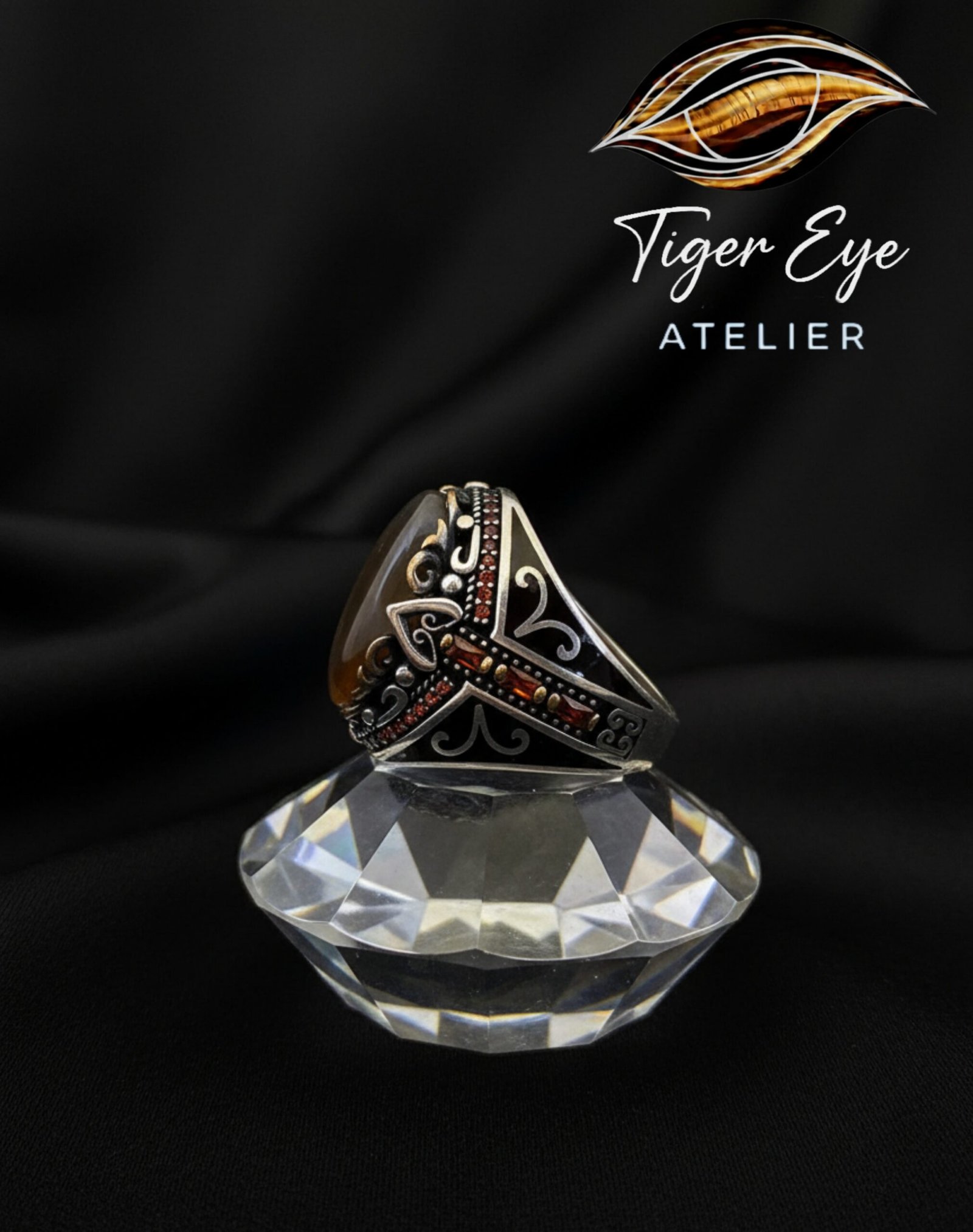 turkish artisan sterling silver ring with illustrated yemeni agate the dignity ring turkish artisan sterling silver ring with illustrated yemeni agate the dignity ring
