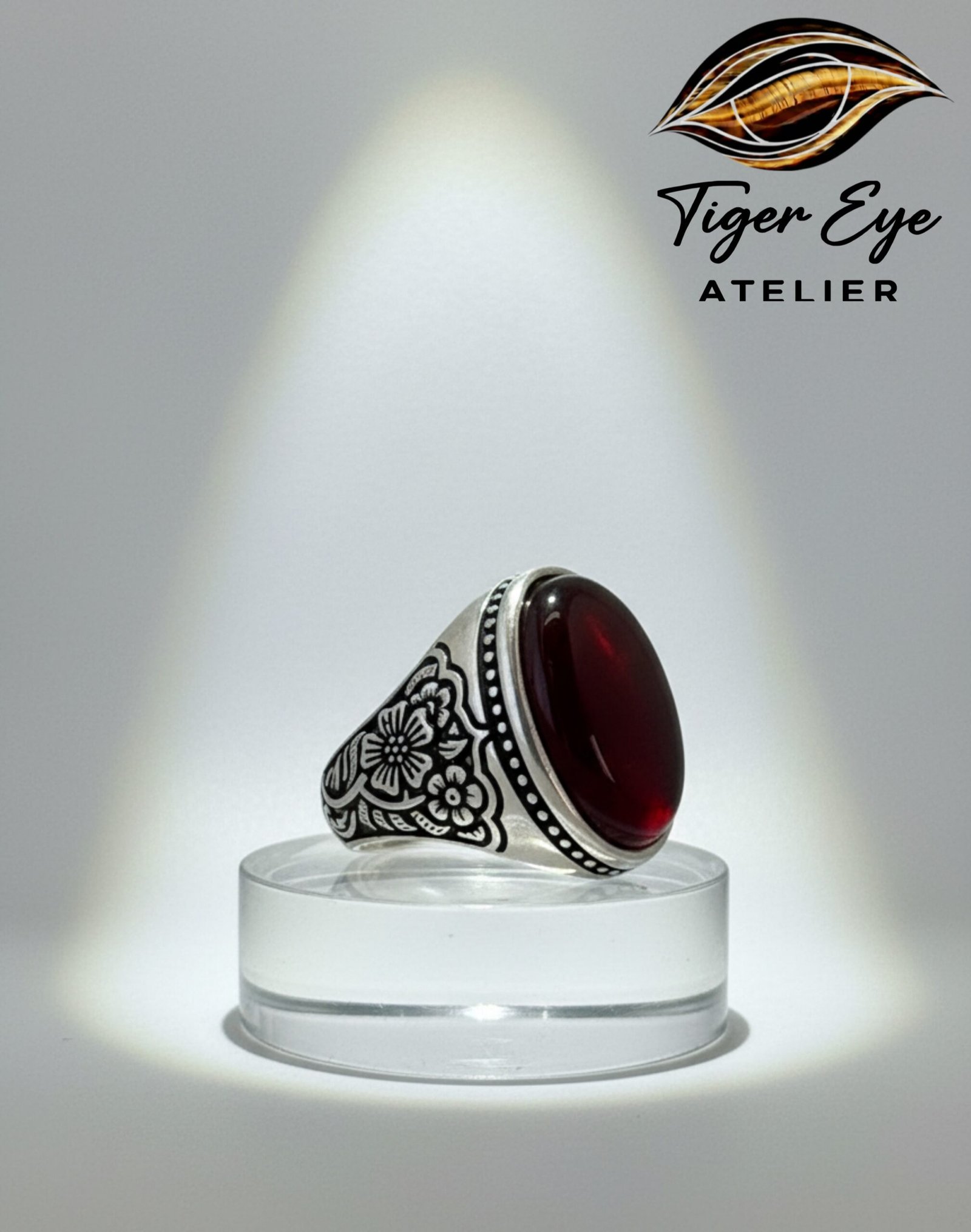 yemeni agate "mana" sterling silver ring the chivalry ring yemeni agate "mana" sterling silver ring the chivalry ring
