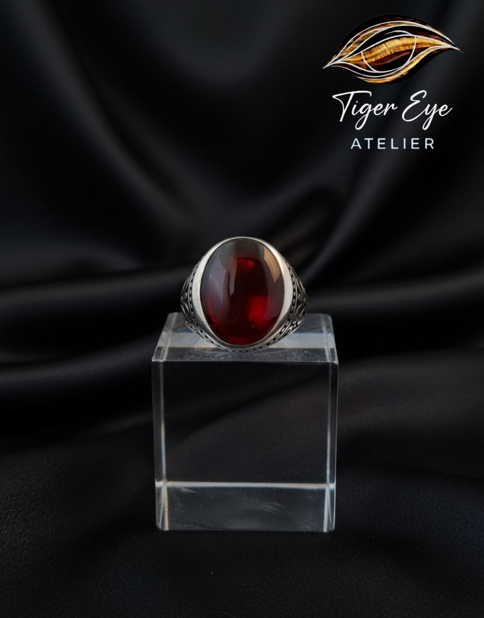 yemeni traditional sterling silver ring with red agate the dignified ring yemeni traditional sterling silver ring with red agate the dignified ring