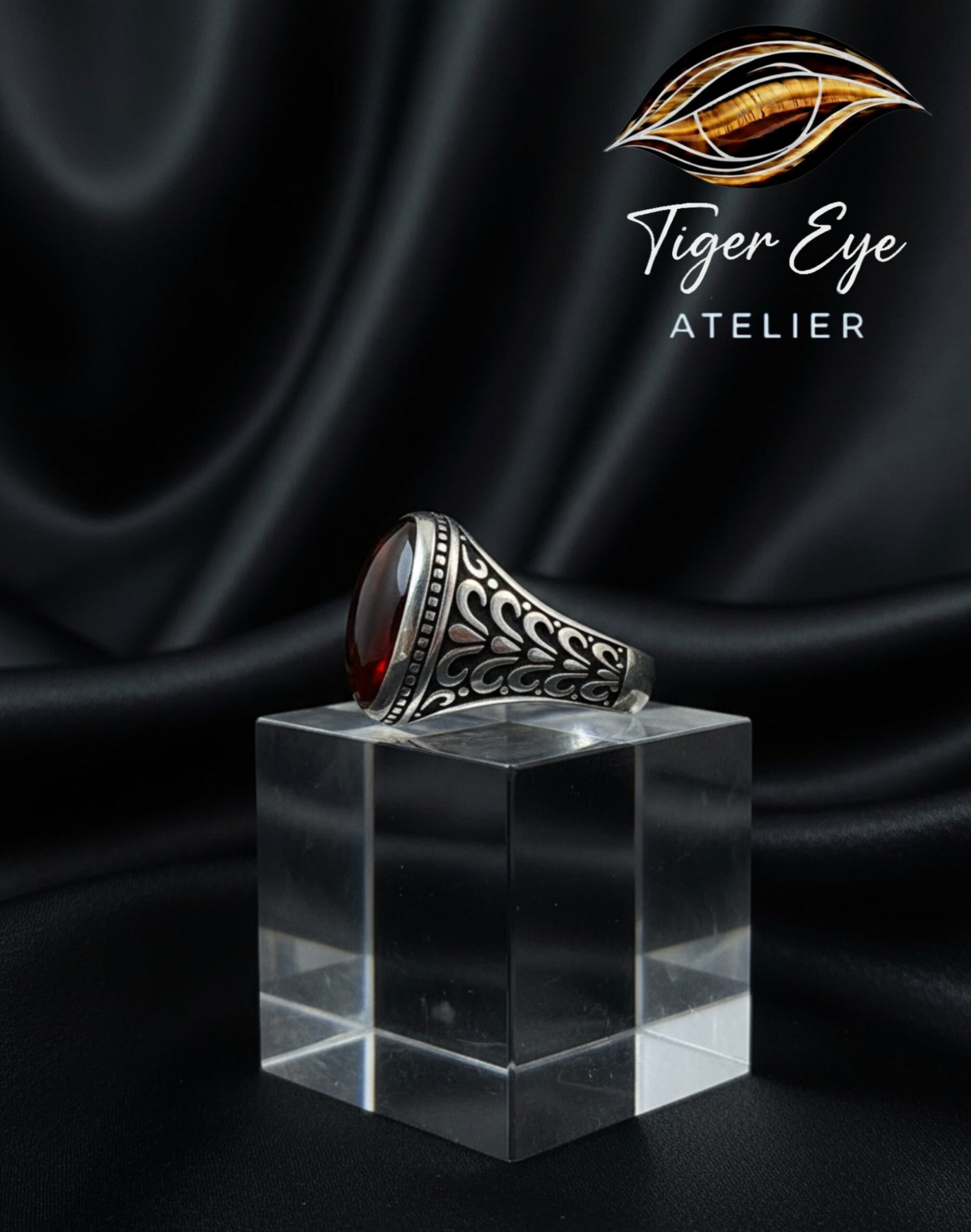 yemeni traditional sterling silver ring with red agate the dignified ring yemeni traditional sterling silver ring with red agate the dignified ring