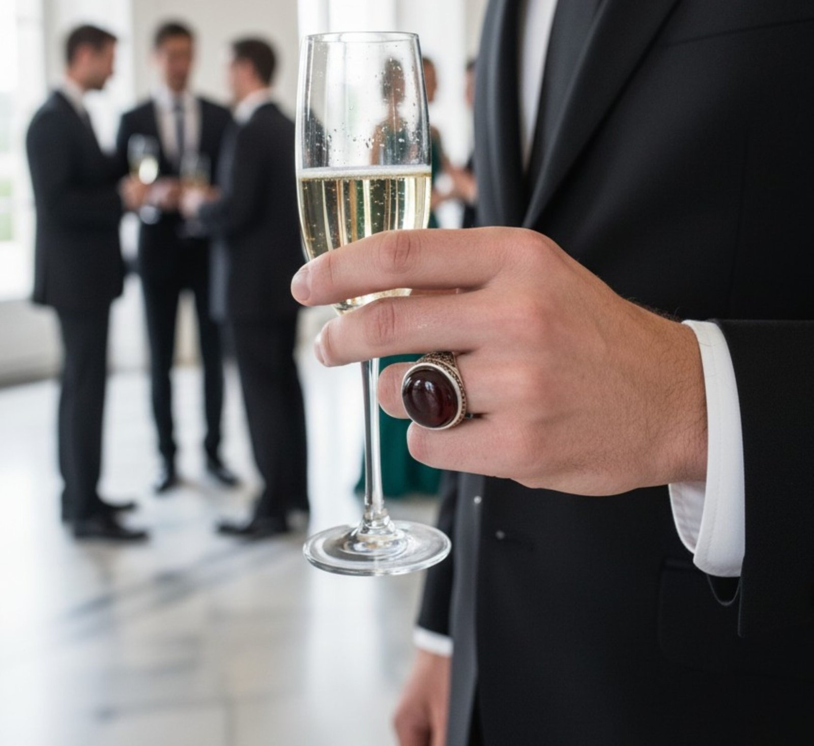 Yemeni Agate "Mana" - The Chivalry Ring yemeni agate "mana" sterling silver ring the chivalry ring