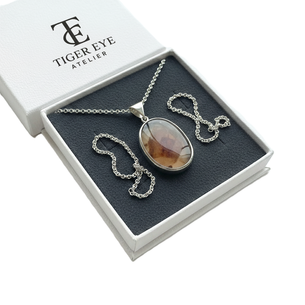 smoky mocha yemeni agate (aqeeq) sterling silver protection necklace smoky mocha yemeni agate (aqeeq) sterling silver protection necklace