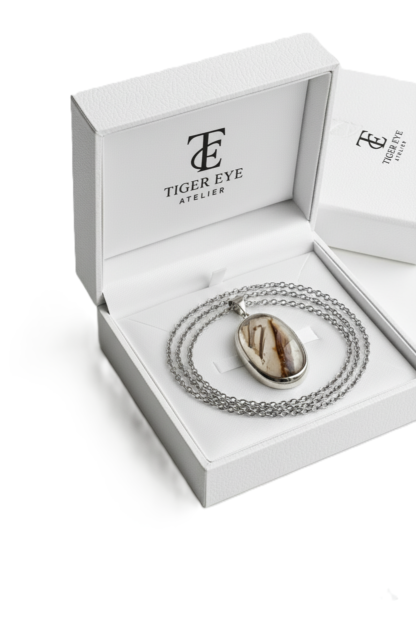 ethereal smoky blue grey yemeni agate (aqeeq) sterling silver necklace ethereal smoky blue grey yemeni agate (aqeeq) sterling silver necklace