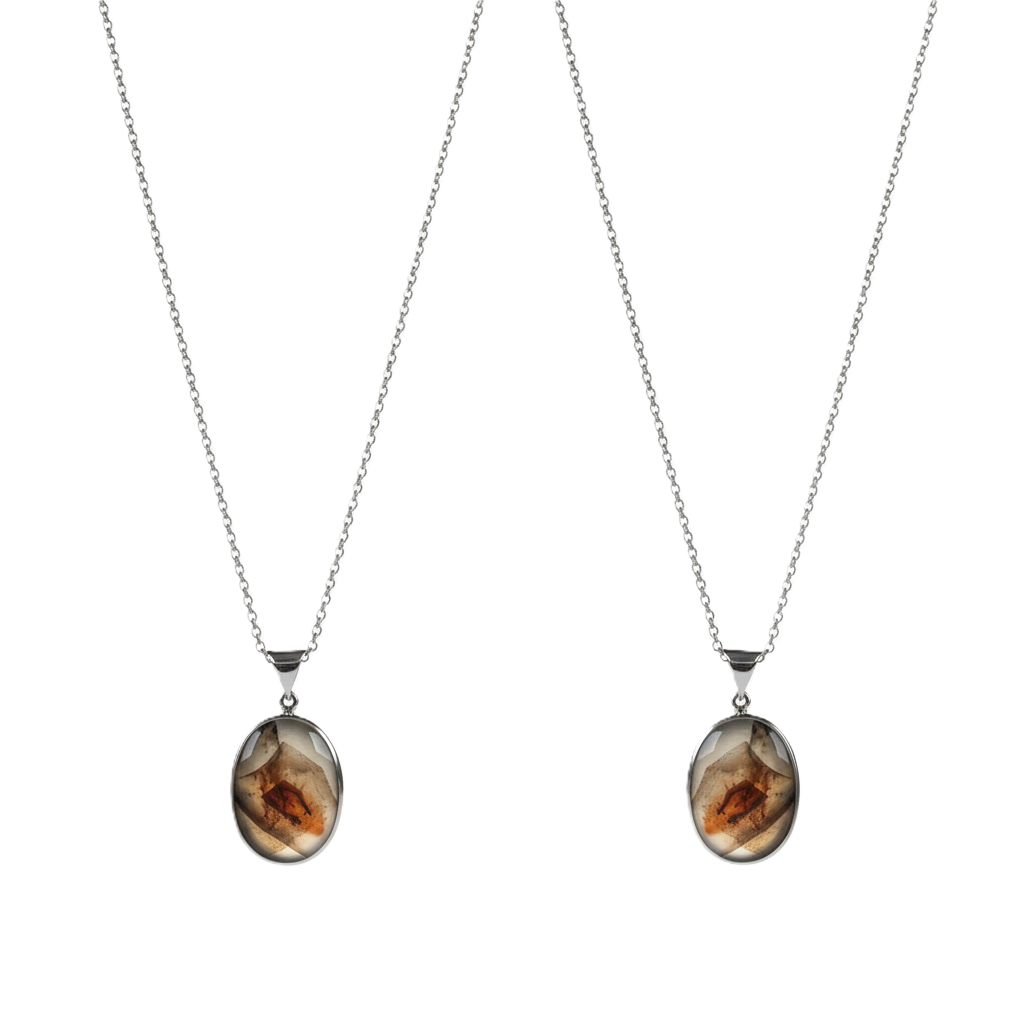 smoky mocha yemeni agate (aqeeq) sterling silver protection necklace smoky mocha yemeni agate (aqeeq) sterling silver protection necklace