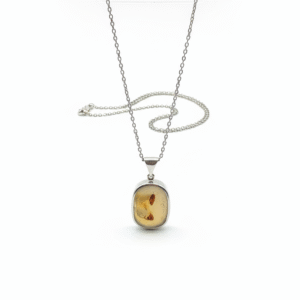 inner flame scenic yemeni agate (aqeeq) sterling silver necklace